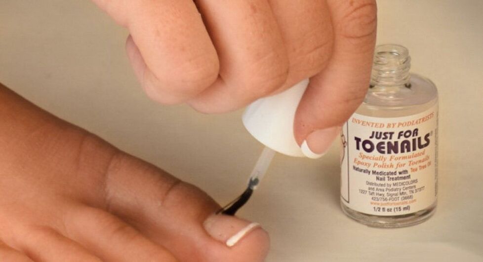vernis à ongles pour champignon du gros orteil