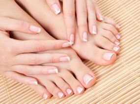 ongles sains après un traitement fongique